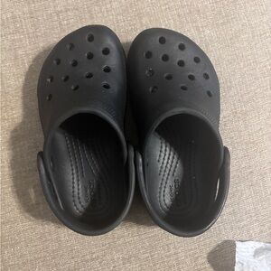 CROCS Kids Classic Black Clogs